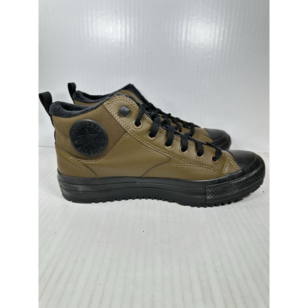 Size 9.5 Converse Chuck Taylor All Star Malden Street Boot Mid Men Olive A14618C